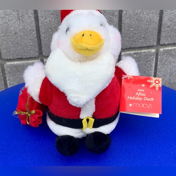 Christmas 2006 Vintage Talking Plush Santa Claus Macy’s Aflac Duck - Picture 4 of 10